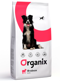 ORGANIX корм для взрослых собак с ягненком для чувствительного пищеварения (Adult Dog Lamb)