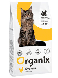ORGANIX Корм для кошек крупных пород (Adult Large Cat Breeds)