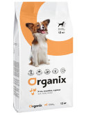 ORGANIX Беззерновой корм для собак с уткой, индейкой и курицей