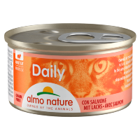 ALMO NATURE Консервы нежный мусс для кошек "Меню с Лососем" (Daily - mousse with Salmon) 24х85гр