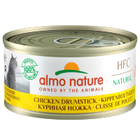 ALMO NATURE консервы для Кошек "Аппетитные Куриные бедрышки" (HFC Natural Adult Cat Chicken Drumstick) 24х70гр