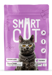 SMART CAT Сухой корм для взрослых кошек с кроликом 