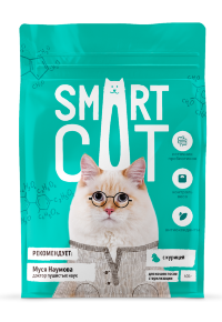 SMART CAT Сухой корм для стерилизованных кошек с курицей