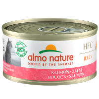 ALMO NATURE консервы для Кошек с Лососем 75% мяса (HFC Natural Adult Cat Salmon) 24х70гр