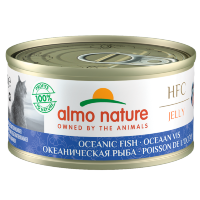 ALMO NATURE консервы для Кошек с Океанической рыбой 75% мяса (HFC Natural Adult Cat Oceanic Fish) 24х70гр