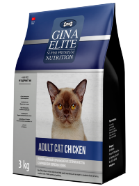 GINA Elite с Курицей сухой Супер-Премиум корм для кошек (Cat Chicken)