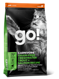 GO Беззерновой для Котят и Кошек с Чувств.пищеварением: Форель, Лосось (GF Trout + Salmon)
