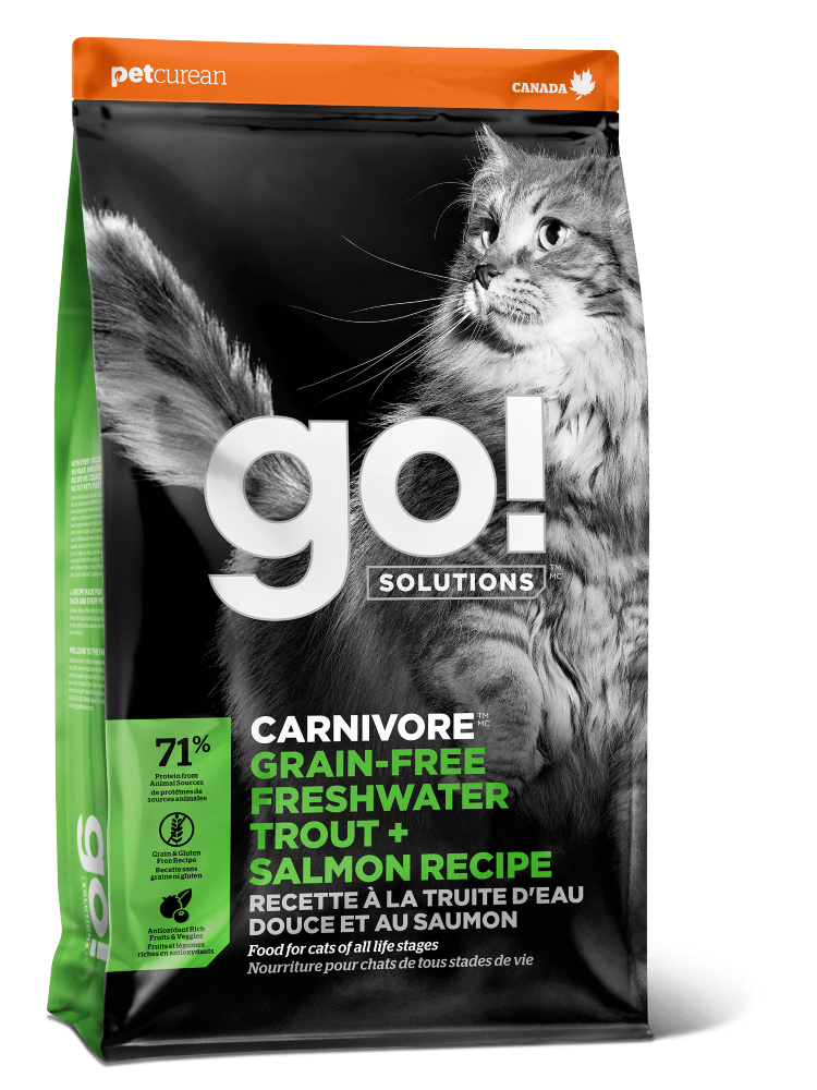 GO Беззерновой для Котят и Кошек с Чувств.пищеварением: Форель, Лосось (GF Trout + Salmon)