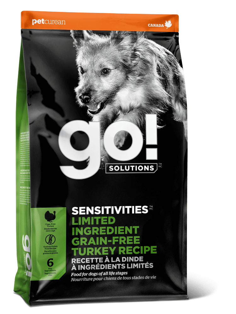 GO Беззерновой для Щенков и Собак с Индейкой для чувств. пищеварения (GF Turkey Recipe)