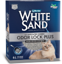 White Sand Комкующийся наполнитель &quot;С усиленной блокировкой запахов&quot; с активированным углем, без запаха, коробка 