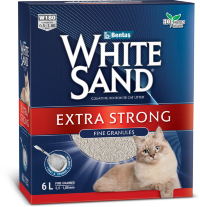White Sand Комкующийся наполнитель "Экстра", без запаха, коробка 