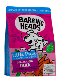 BARKING HEADS беззерновой корм для собак Малых пород с Уткой и Бататом &quot;Восхитительная утка&quot;
