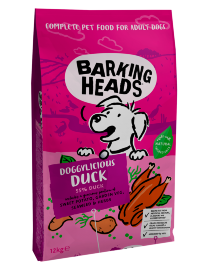 BARKING HEADS беззерновой корм для собак с Уткой и Бататом "Восхитительная утка"