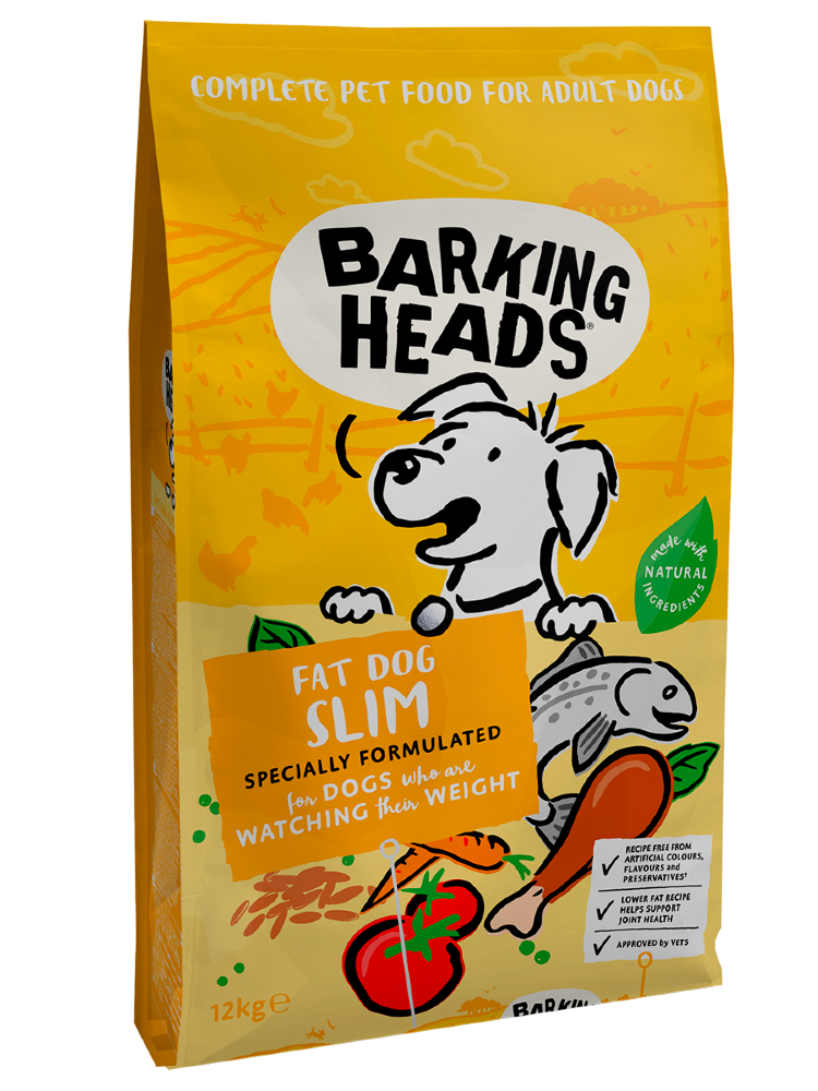 BARKING HEADS корм для собак с избыточным весом с Курицей и Рисом "Худеющий толстячок"