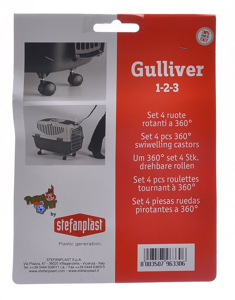 STEFANPLAST Колеса для переносок Gulliver и Gulliver Deluxe 1,2,3