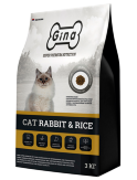 GINA Gina Cat Cat Rabbit &amp; Rice корм для кошек с Кроликом и Рисом